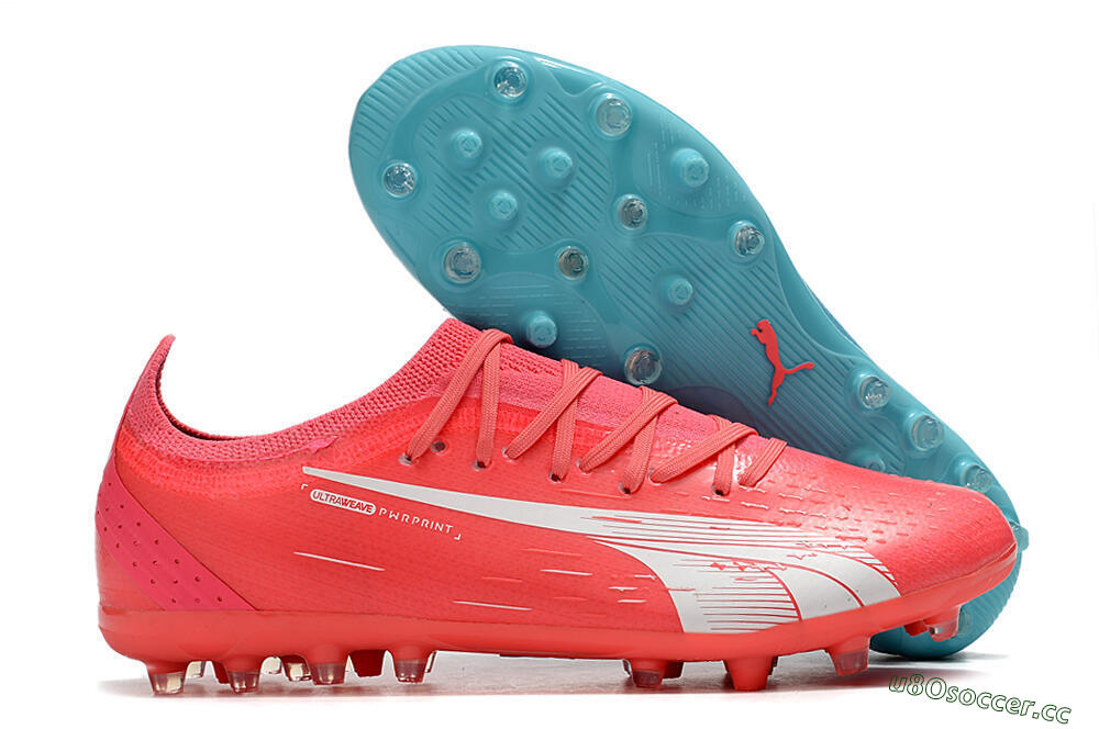 Men's Puma Ultra Ultimate MG Multi Ground Low-Tops Football Boots - Blue/White 2