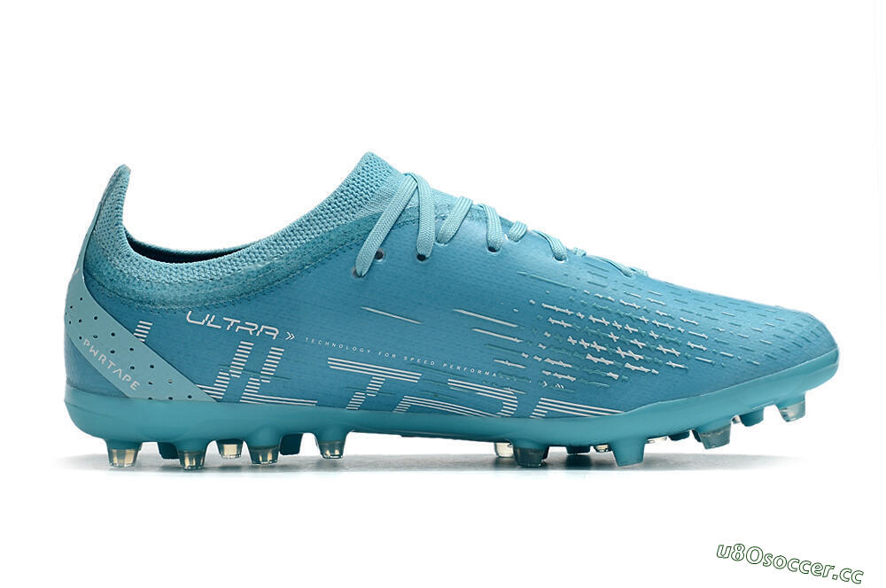 Men's Puma Ultra Ultimate MG Multi Ground Low-Tops Football Boots - Blue/White 7
