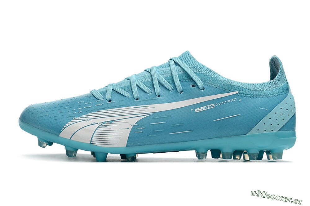 Men's Puma Ultra Ultimate MG Multi Ground Low-Tops Football Boots - Blue/White 0