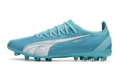 Men's Puma Ultra Ultimate MG Multi Ground Low-Tops Football Boots - Blue/White