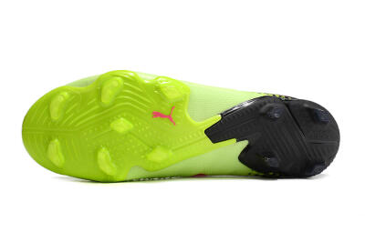Men's Puma Ultra Ultimate FG Firm Ground Low-Tops Football Boots - Green/Pink/Black