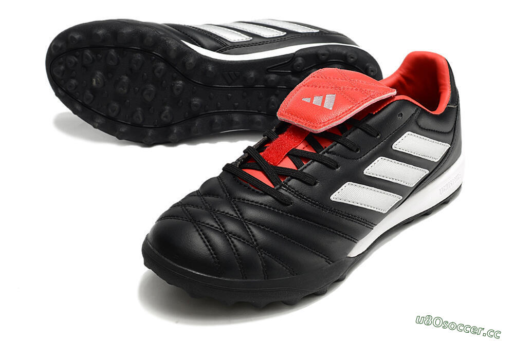 Men's Adidas Copa Gloro TF Artificial Turf Low-Tops Football Shoes - Black/White 3