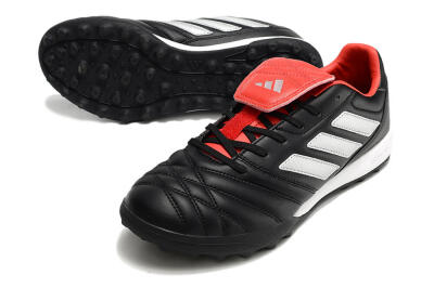Men's Adidas Copa Gloro TF Artificial Turf Low-Tops Football Shoes - Black/White