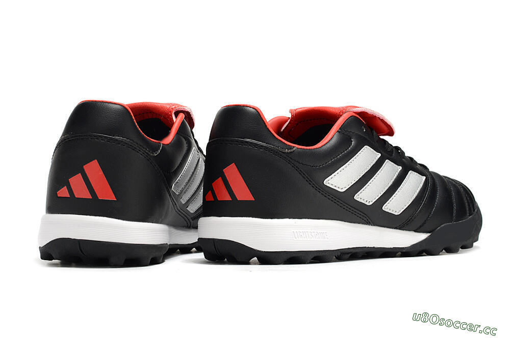 Men's Adidas Copa Gloro TF Artificial Turf Low-Tops Football Shoes - Black/White 6