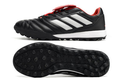 Men's Adidas Copa Gloro TF Artificial Turf Low-Tops Football Shoes - Black/White
