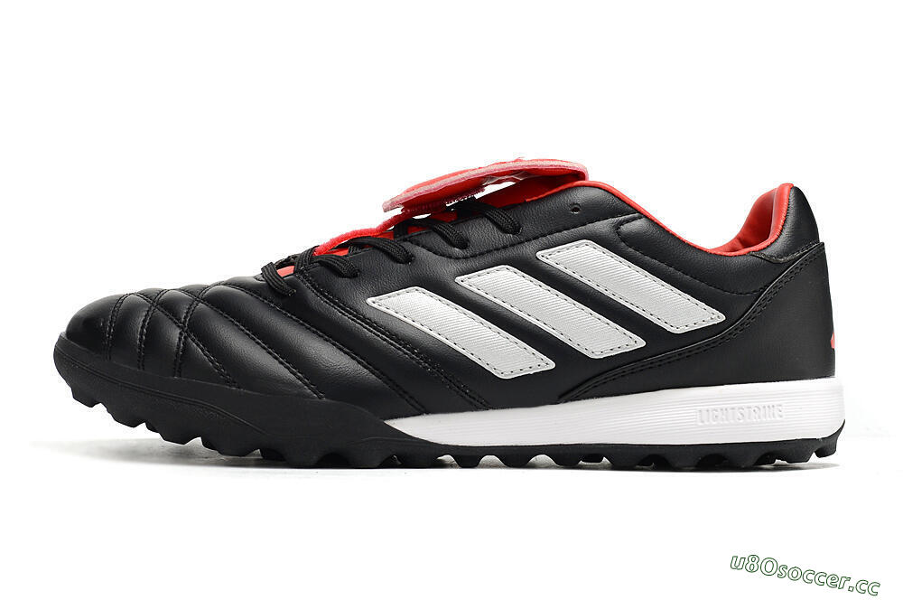 Men's Adidas Copa Gloro TF Artificial Turf Low-Tops Football Shoes - Black/White 0