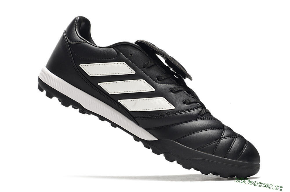 Men's Adidas Copa Gloro TF Artificial Turf Low-Tops Football Shoes - Black/White 4
