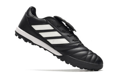Men's Adidas Copa Gloro TF Artificial Turf Low-Tops Football Shoes - Black/White