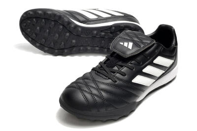 Men's Adidas Copa Gloro TF Artificial Turf Low-Tops Football Shoes - Black/White