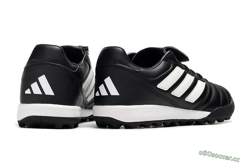 Men's Adidas Copa Gloro TF Artificial Turf Low-Tops Football Shoes - Black/White 6
