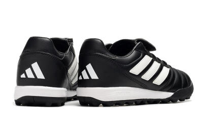 Men's Adidas Copa Gloro TF Artificial Turf Low-Tops Football Shoes - Black/White