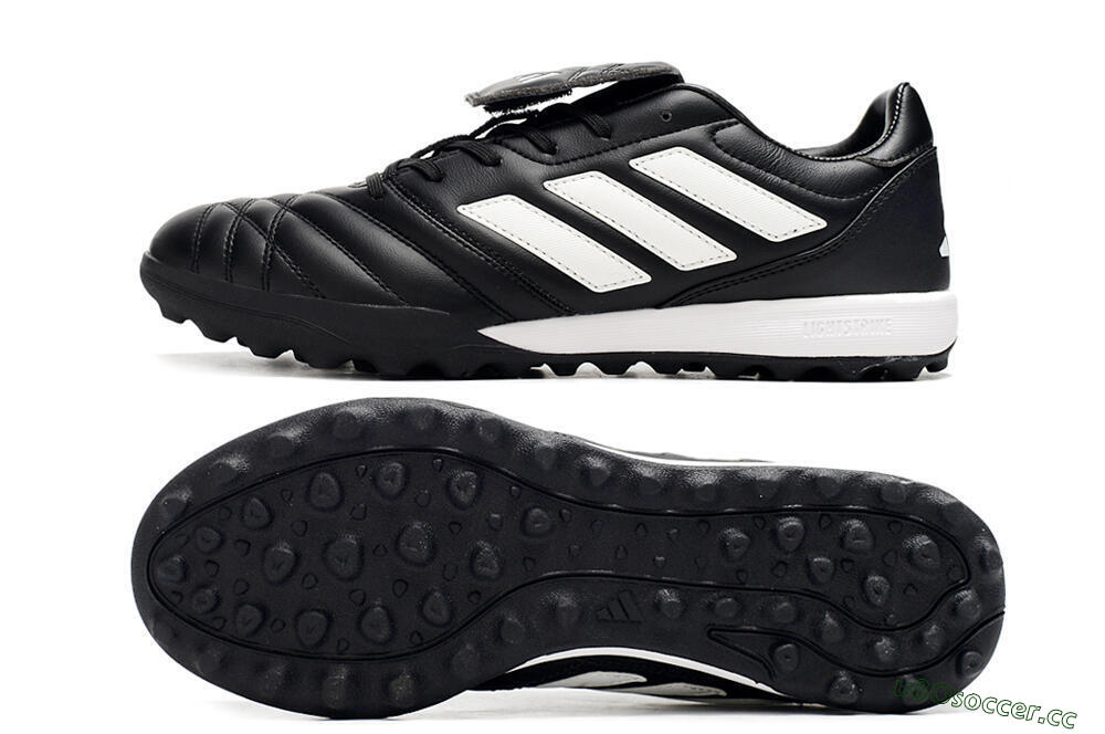 Men's Adidas Copa Gloro TF Artificial Turf Low-Tops Football Shoes - Black/White 1