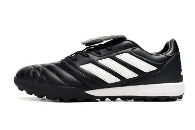 Men's Adidas Copa Gloro TF Artificial Turf Low-Tops Football Shoes - Black/White