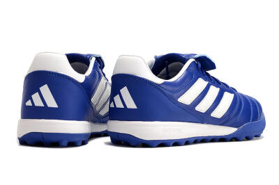 Men's Adidas Copa Gloro TF Artificial Turf Low-Tops Football Shoes - Blue/White
