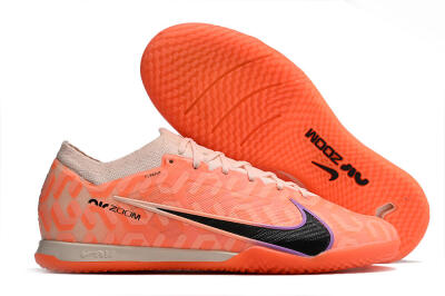 Men's Nike Air Zoom Mercurial Vapor 15 Elite IC Indoor & Futsal Low-Tops Football Shoes - Pink/Black/Purple