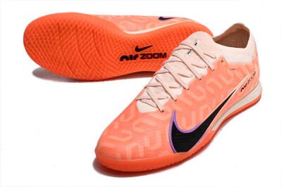 Men's Nike Air Zoom Mercurial Vapor 15 Elite IC Indoor & Futsal Low-Tops Football Shoes - Pink/Black/Purple