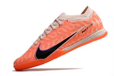 Men's Nike Air Zoom Mercurial Vapor 15 Elite IC Indoor & Futsal Low-Tops Football Shoes - Pink/Black/Purple