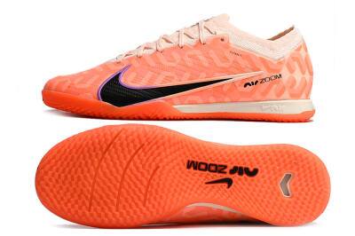 Men's Nike Air Zoom Mercurial Vapor 15 Elite IC Indoor & Futsal Low-Tops Football Shoes - Pink/Black/Purple