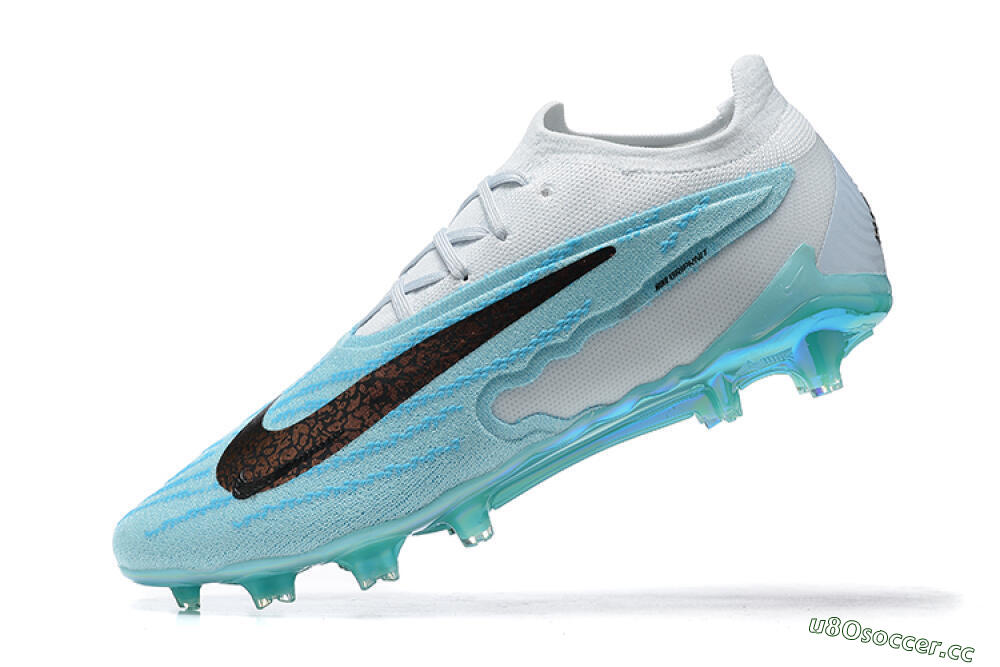 Men's Nike Phantom GX Elite FG Firm Ground Low-Tops Football Boots - Blue/Black/White 7