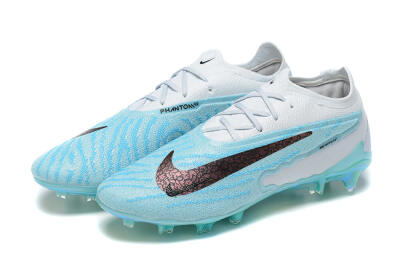 Men's Nike Phantom GX Elite FG Firm Ground Low-Tops Football Boots - Blue/Black/White