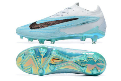 Men's Nike Phantom GX Elite FG Firm Ground Low-Tops Football Boots - Blue/Black/White
