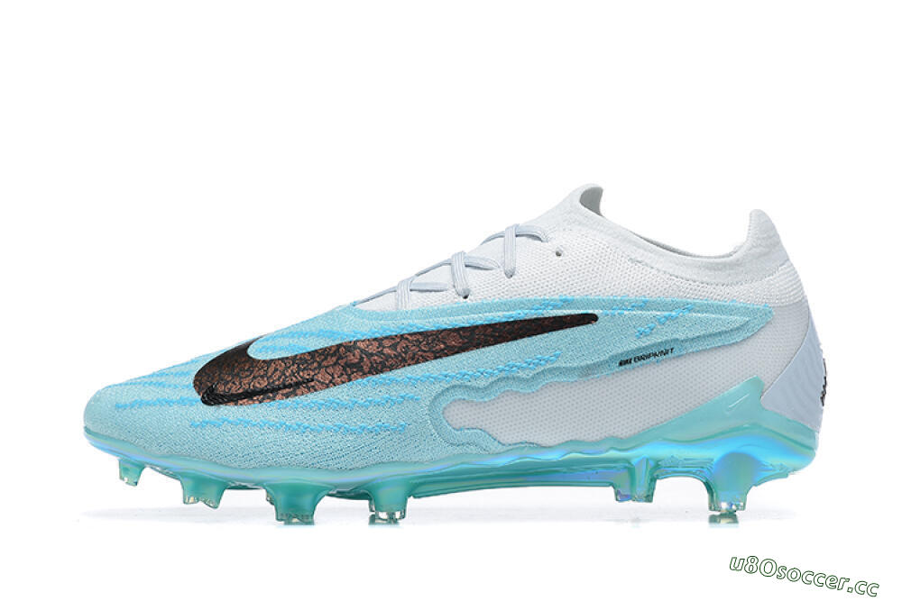Men's Nike Phantom GX Elite FG Firm Ground Low-Tops Football Boots - Blue/Black/White 0