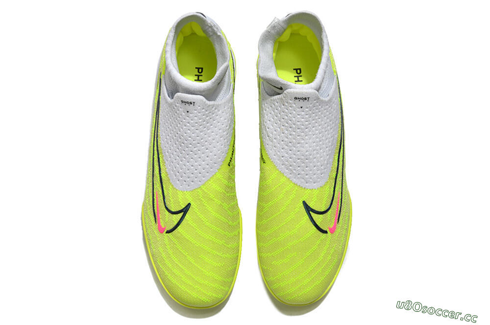 Unisex Nike Phantom GX Elite DF Link TF Artificial Turf High-Tops Football Shoes - Green/Black/White 4