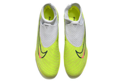 Unisex Nike Phantom GX Elite DF Link TF Artificial Turf High-Tops Football Shoes - Green/Black/White