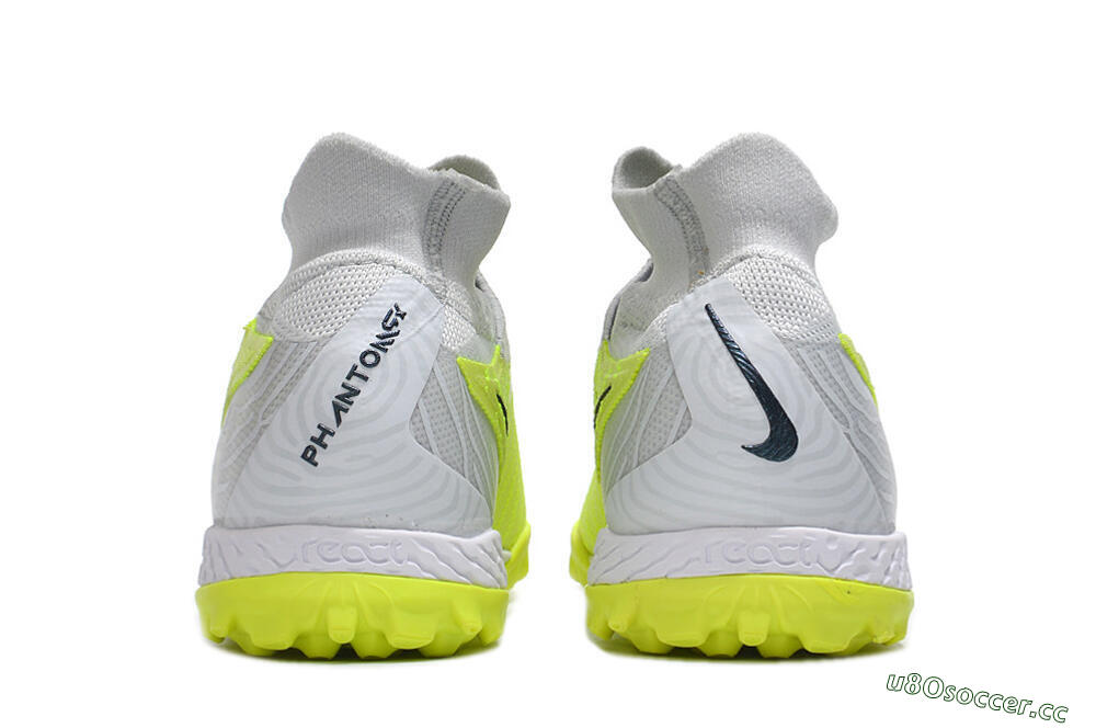 Unisex Nike Phantom GX Elite DF Link TF Artificial Turf High-Tops Football Shoes - Green/Black/White 5