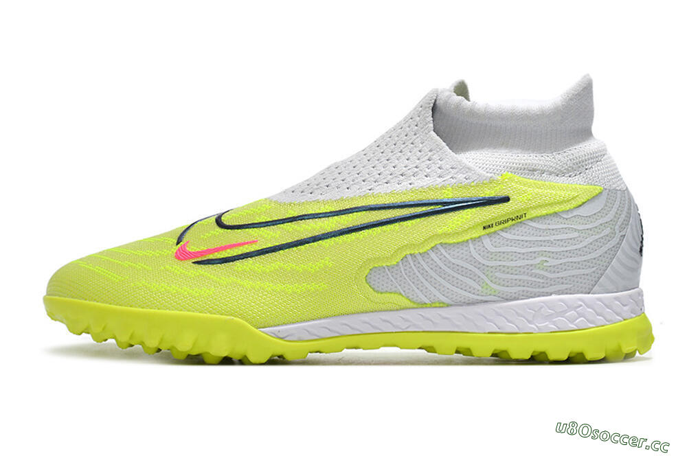 Unisex Nike Phantom GX Elite DF Link TF Artificial Turf High-Tops Football Shoes - Green/Black/White 0