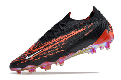 Men's Nike Phantom GX Elite FG Firm Ground Low-Tops Football Boots - Black/Red/White