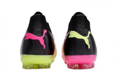 Men's Puma Future Ultimate MG Multi Ground Low-Tops Football Boots - Green/Pink/Black