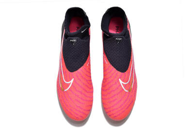 Men's Nike Phantom GX Elite DF AG Artificial Grass High-Tops Football Boots - Pink/White/Black