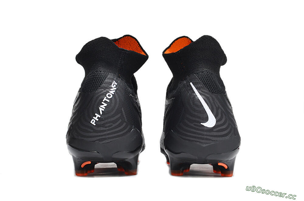Men's Nike Phantom GX Elite DF AG Artificial Grass High-Tops Football Boots - Black/Grey/White 5