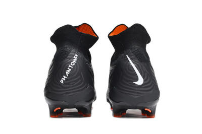 Men's Nike Phantom GX Elite DF AG Artificial Grass High-Tops Football Boots - Black/Grey/White