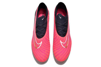 Men's Nike Phantom GX Elite AG Artificial Grass Low-Tops Football Boots - Pink/White/Black