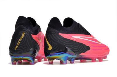 Men's Nike Phantom GX Elite AG Artificial Grass Low-Tops Football Boots - Pink/White/Black