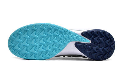 Men's Puma Ultra Ultimate TF Artificial Turf Low-Tops Football Shoes - White/Blue/Green