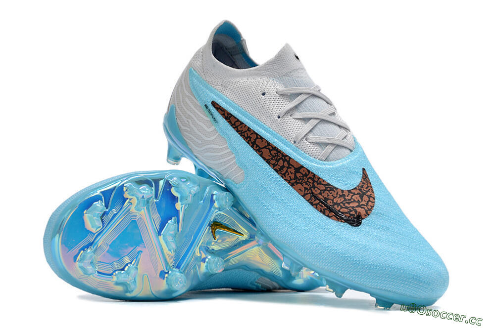 Unisex Nike Phantom GX Elite FG Firm Ground Low-Tops Football Boots - Blue/Black/White 3