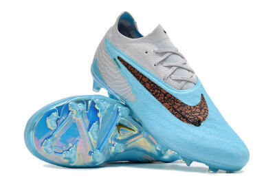 Unisex Nike Phantom GX Elite FG Firm Ground Low-Tops Football Boots - Blue/Black/White