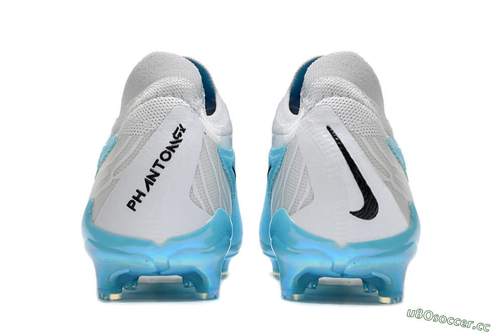 Unisex Nike Phantom GX Elite FG Firm Ground Low-Tops Football Boots - Blue/Black/White 5