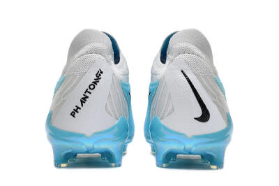 Unisex Nike Phantom GX Elite FG Firm Ground Low-Tops Football Boots - Blue/Black/White