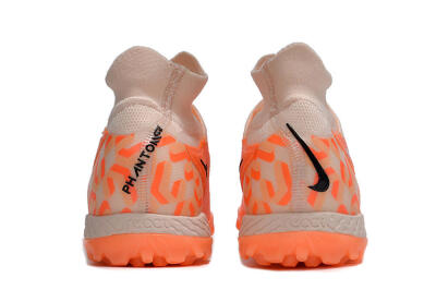 Unisex Nike Phantom GX Elite DF Link TF Artificial Turf High-Tops Football Shoes - Orange/Black/Pink