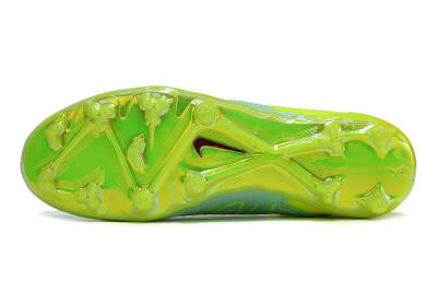 Unisex Nike Phantom GX Elite DF FG Firm Ground High-Tops Football Boots - Blue/Green/Pink