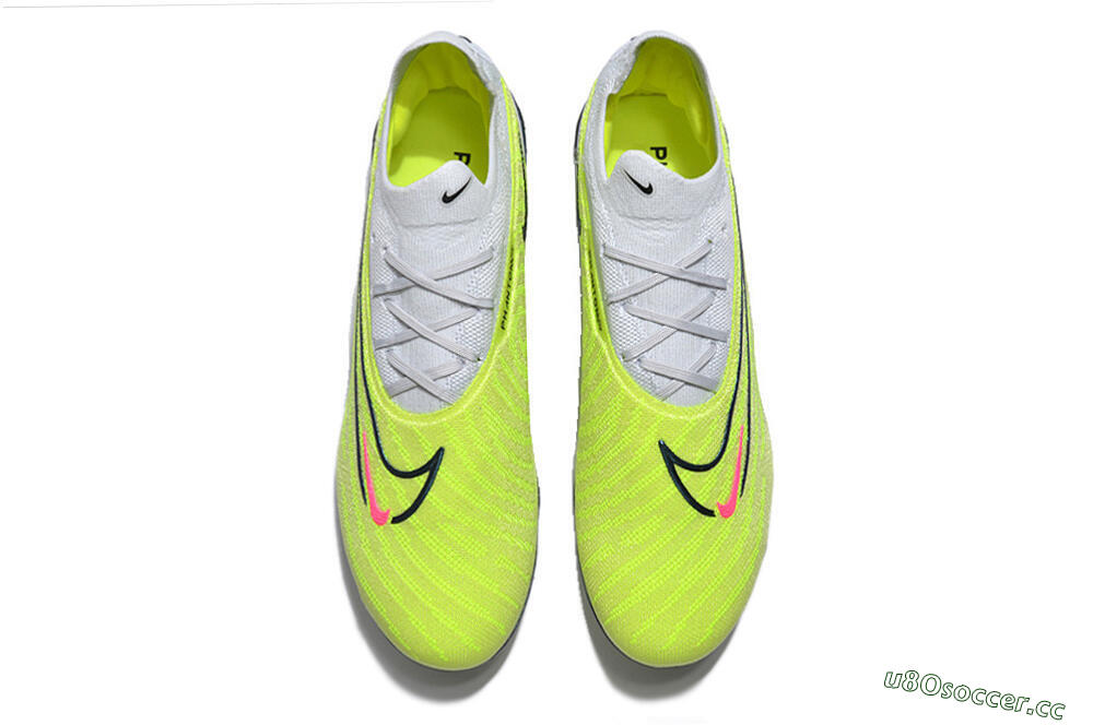 Unisex Nike Phantom GX Elite FG Firm Ground Low-Tops Football Boots - Green/Pink/Black/White 4