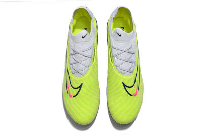 Unisex Nike Phantom GX Elite FG Firm Ground Low-Tops Football Boots - Green/Pink/Black/White
