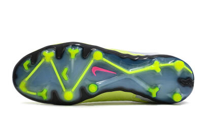Unisex Nike Phantom GX Elite FG Firm Ground Low-Tops Football Boots - Green/Pink/Black/White
