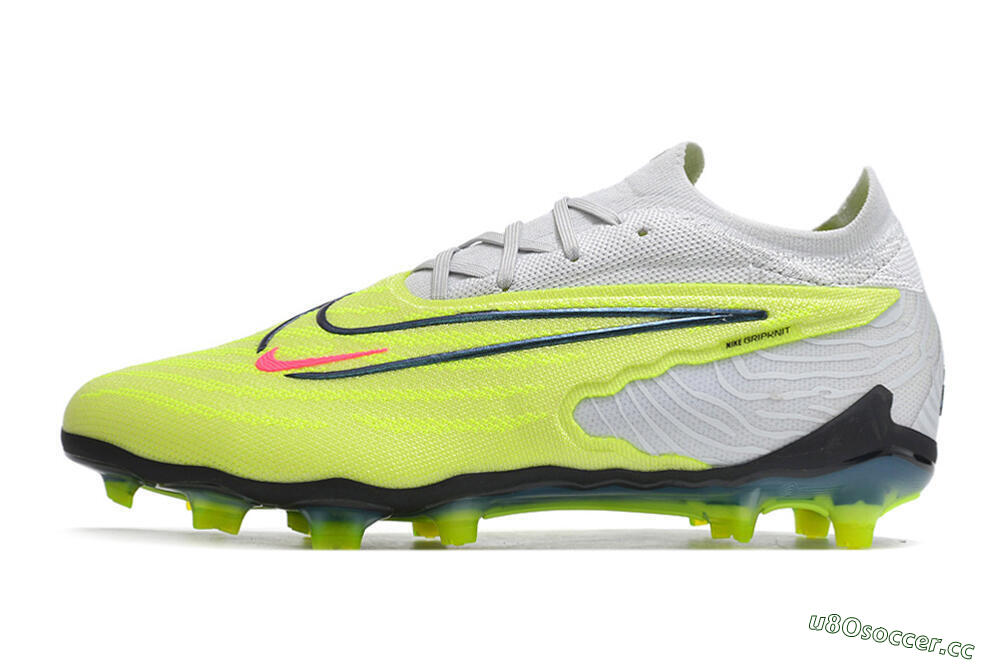 Unisex Nike Phantom GX Elite FG Firm Ground Low-Tops Football Boots - Green/Pink/Black/White 0