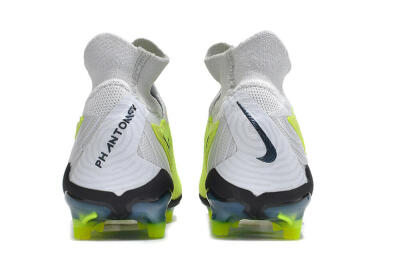 Unisex Nike Phantom GX Elite DF FG Firm Ground High-Tops Football Boots - Green/Pink/Black/White