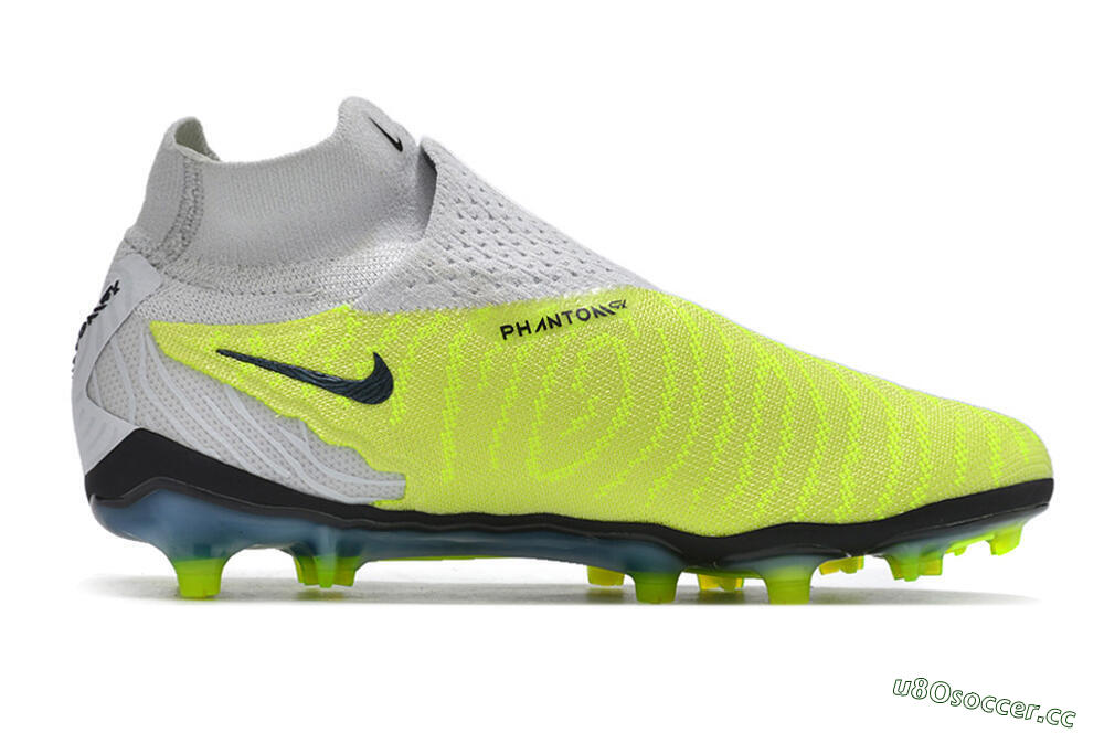 Unisex Nike Phantom GX Elite DF FG Firm Ground High-Tops Football Boots - Green/Pink/Black/White 7